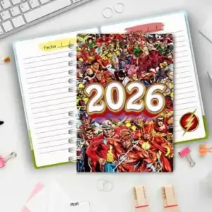Portada de agenda con acabado premium
